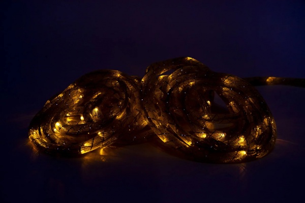 Електрогірлянда жовта 040759 світлодіодна (LED) 80 ламп 5 м 