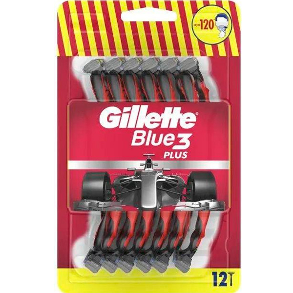 Станки одноразовые GILLETTE Blue3 Plus Nitro 12 шт.