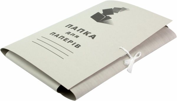 Папка картонная на завязках формат С4 картон 260 г/м кв