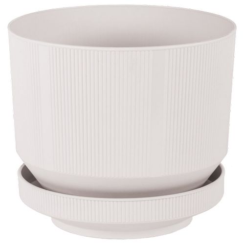 Горщик для квітів Serinova №1 LUX POT круглий 1,7 л білий 