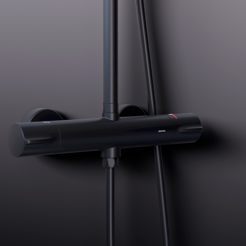 Душова система Damixa 936800300 Scandinavian Pure, з термостатом