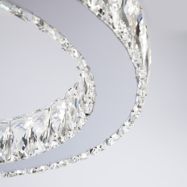 Люстра світлодіодна Strotskis Grasia пульт ДУ 18 Вт хром 90023/1 