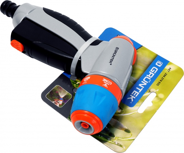 Пистолет для полива Gruntek 3 режима 