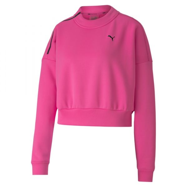Джемпер Puma Train Zip Crew Sweatshirt 51948004 р. S рожевий