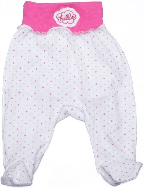 Повзунки для дівчаток Baby Veres Hello Bunny р.62 біло-блакитний 