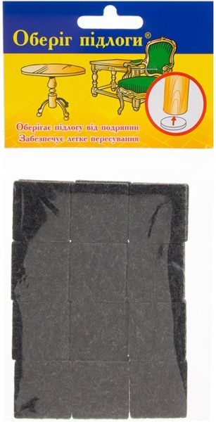 Самоклейка войлок 28x28 мм 24 шт