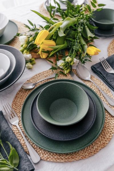 Салатник 15 см светло-серий матовый G1Q1415 Granit G.Benedikt