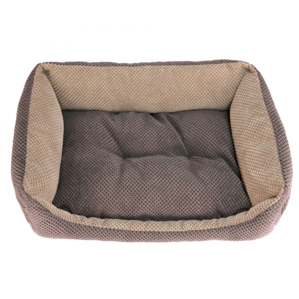 Лежак FX home Armando Brown коричневий 65х50х18 см