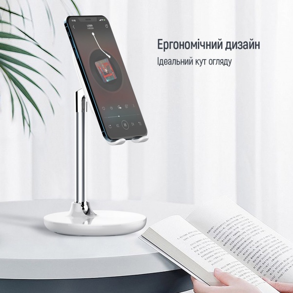 Підставка - тримач для смартфона і планшета Desk Stand ColorWay (CW-SH013-BK) чорний