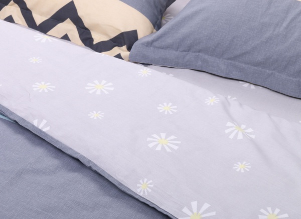 Комплект постільної білизни Касабланка 2 сірий із малюнком Homeline 