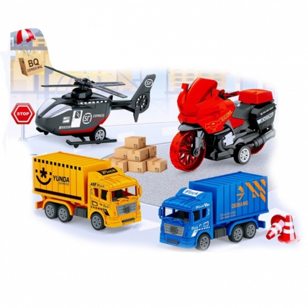 Игровой набор Shantou Спецтехника Логистический транспорт BQ600-6