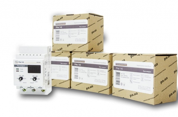 Реле напруги Промавтоматика 40A, DIN, РНм 140