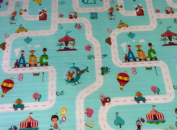 Ігровий килимок Lanor Дороги/Веселка 200х180х1 см