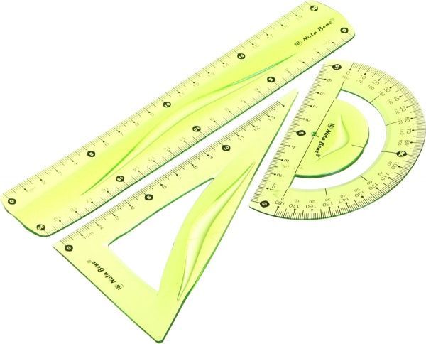 Набор линеек 3 предмета гибкие Nota Bene