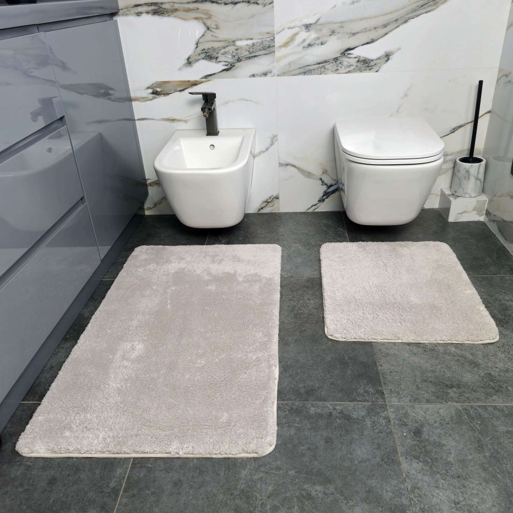 Килимок Dariana Комфорт New 60x100 см світло-сірий