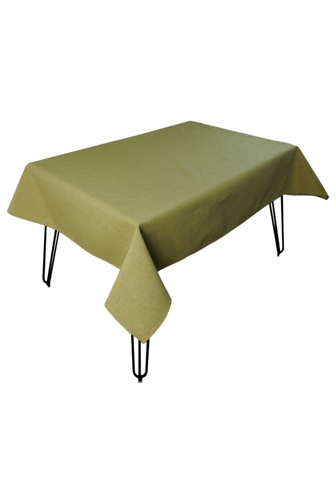 Скатерть Ботаника прямоугольная 136x180 см олива La Nuit