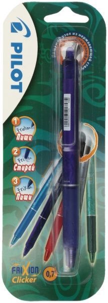 Ручка гелевая Pilot FRIXON CLIKER BLRT-FR7-V фиолетовая 