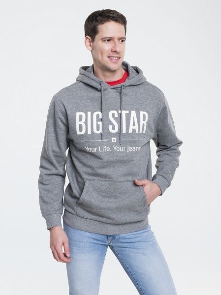 Джемпер BigStar ASHLYNO 154553903 р. L темно-сірий