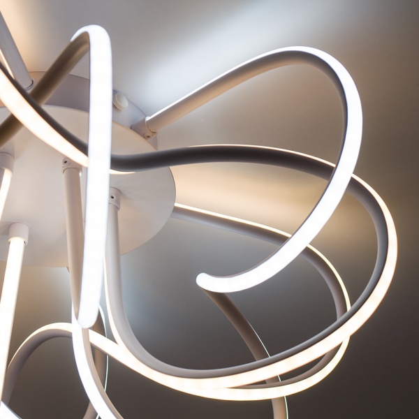 Люстра светодиодная Luminaria R600 80 Вт белый матовый LIANA MUSE 80W WHITE 