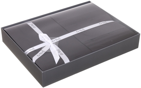 Комплект постільної білизни Exclusive Stripe Deluxe 2.0 чорний La Nuit 