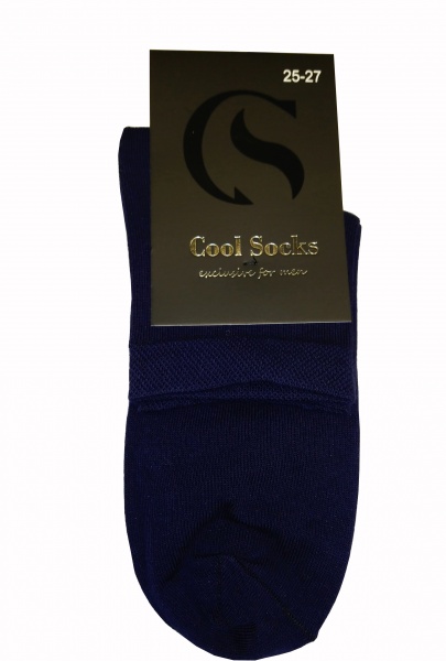 Шкарпетки чоловічі Cool Socks 173017 р.25-27 темно-синій