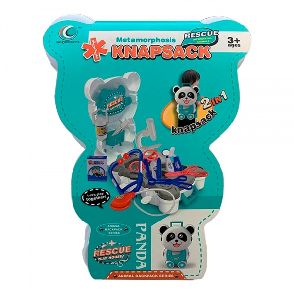 Набор доктора 2 в 1 (чемодан-рюкзак) 0421-1A