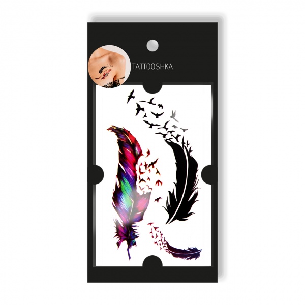 Тату тимчасове TATOOSHKA 2 пера