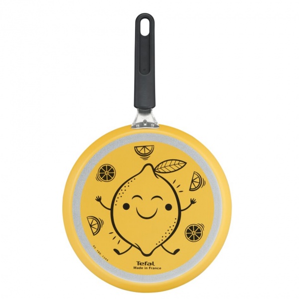 Сковорода для млинців з лопаткою FRUITS (лимон) 25 см B4381002 Tefal