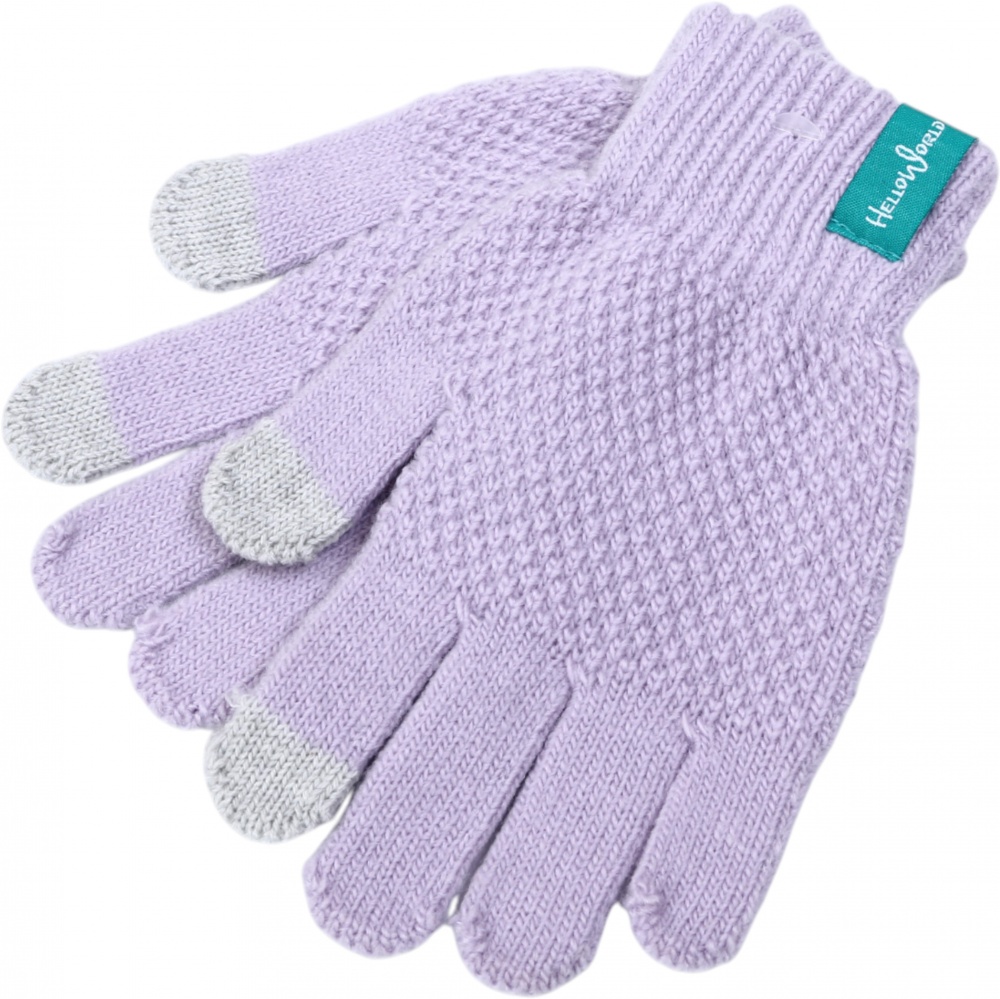 Рукавицы HW для девочек р.12-14 /сиреневый