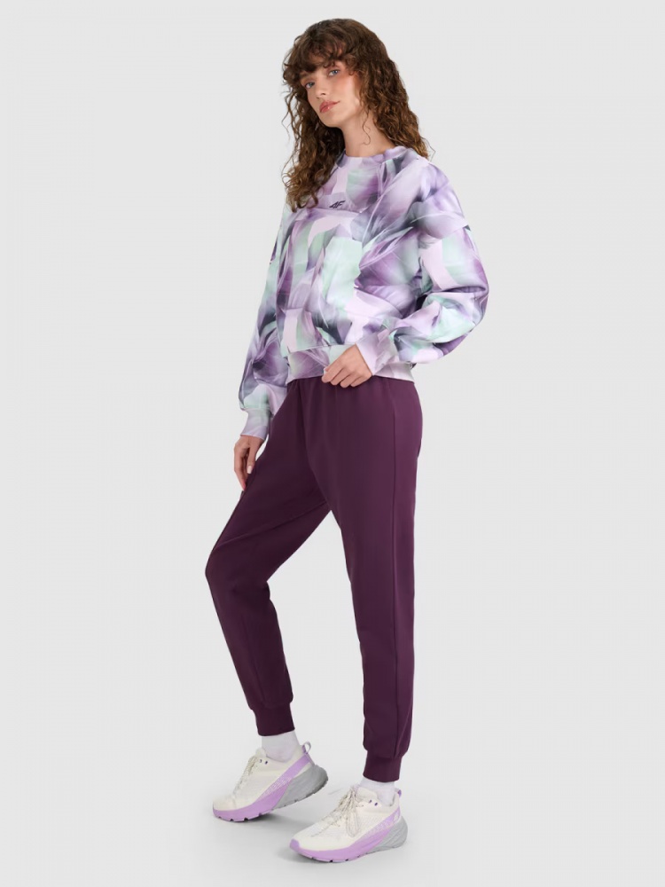 Штани 4F TROUSERS CAS F1196 4FWAW25TTROF1196-50S р. S фіолетовий