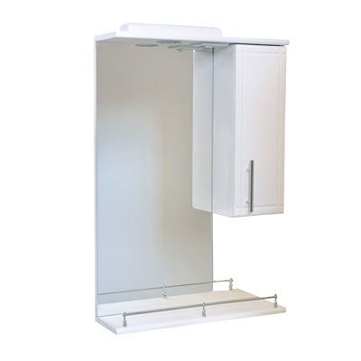 Шкафчик с зеркалом Сансервис Z-56 белый 56x87 см