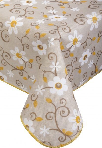 Скатерть Ginestra 140x140 см бежевый Gemitex 