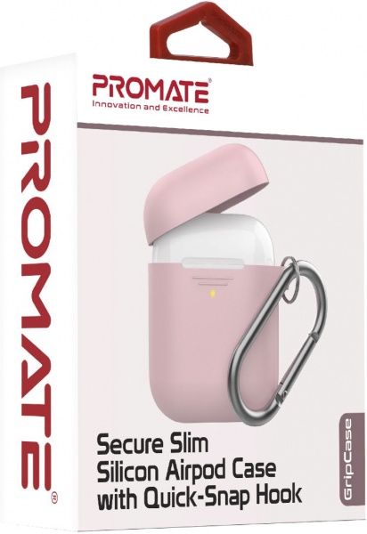 Чохол Promate GripCase для Apple AirPods pink 