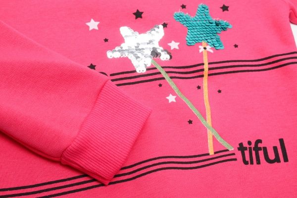 Свитшот ALG р.116 темно-розовый 621445 