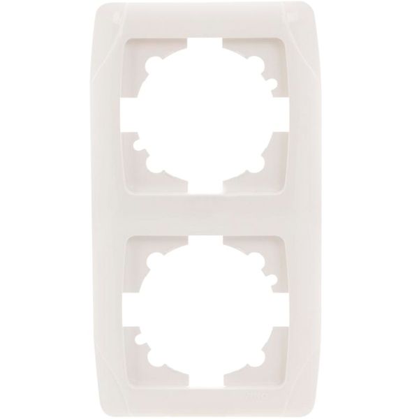 Рамка двойная Viko Carmen белая