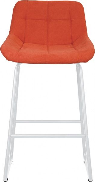 Стул барный Nowy Styl NICOLE HOKER CFS LB WHITE (BOX-2) (CH) SORO-51 оранжевый 