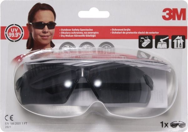 Очки защитные 3M 2821 Grey C1