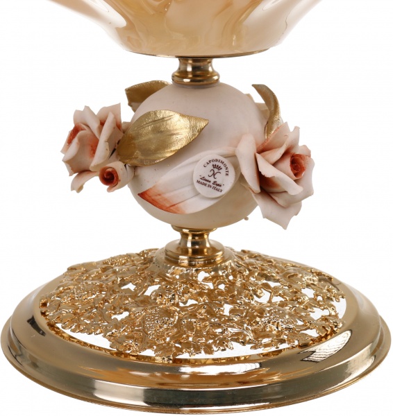 Фруктовниця бежева CAIRO HONY 30X42X42 White cristal