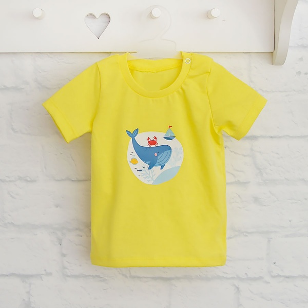 Футболка детская для мальчиков Blanka р.92 желтый 110267 