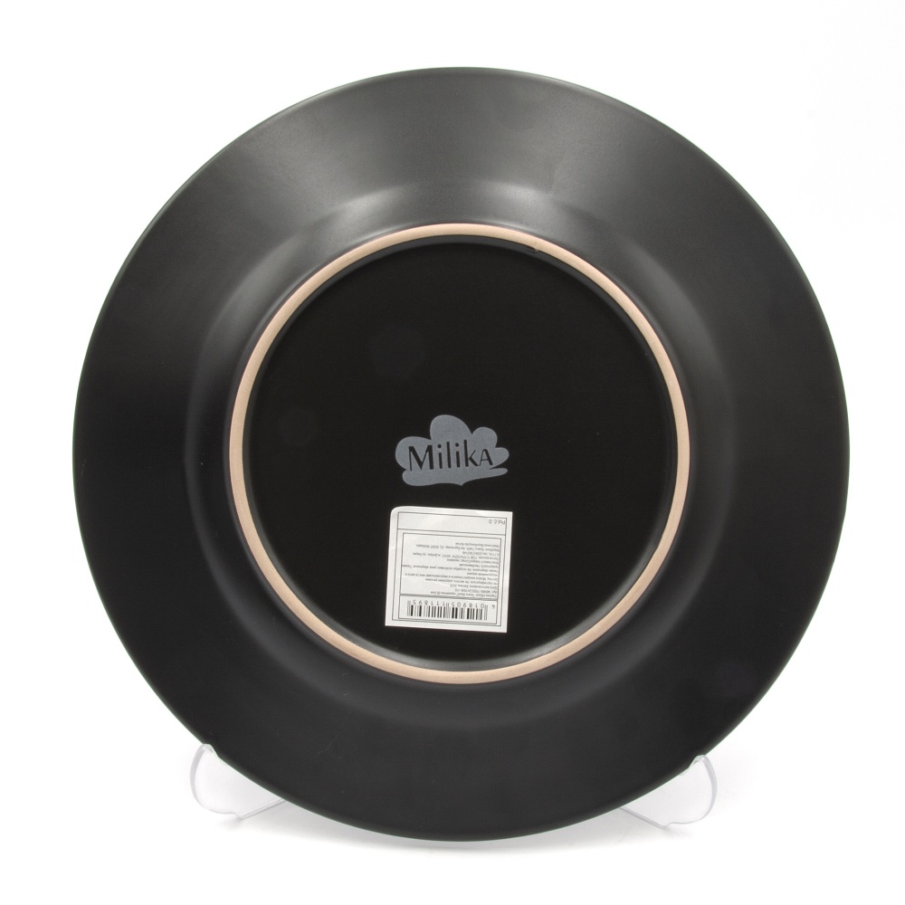 Тарелка обеденная Milika Siana Black 26,5 см M0480-TRSC241006-105P-B