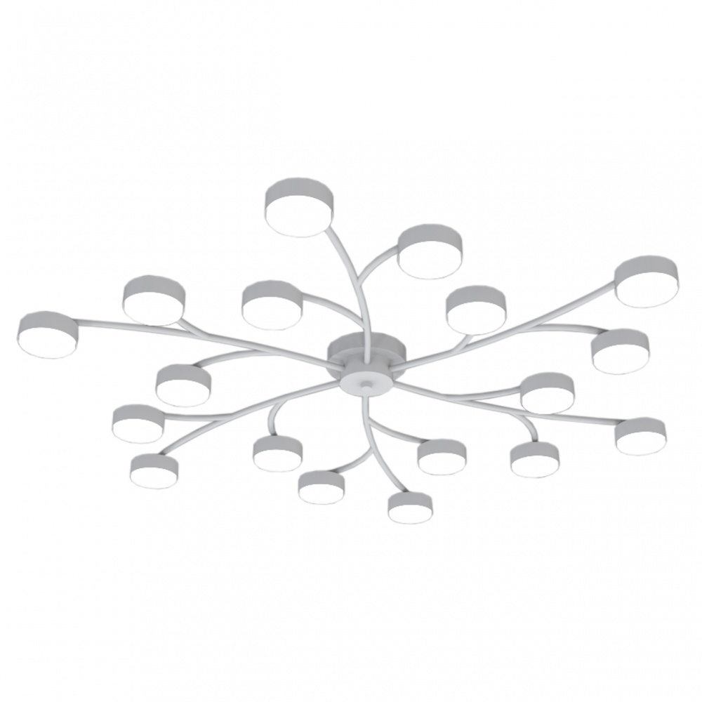 Люстра потолочная Hopfen STARK SKOG-GX-18 WH 18xGX53 белый