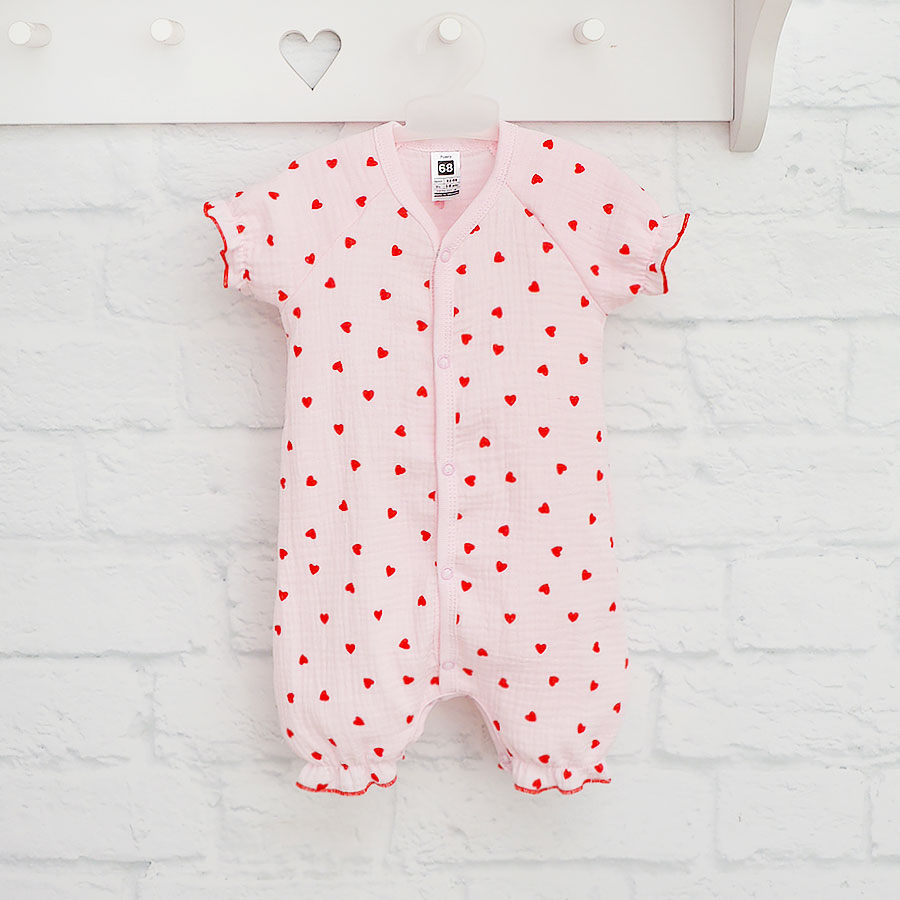 Песочник для девочки Blanka Сердечко р.68-74 розовый 110821