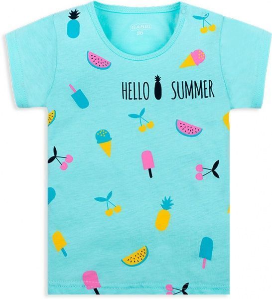 Футболка GABBI FT 20-14-2/1 Туті-Фруті р.92 ментоловий 12166 