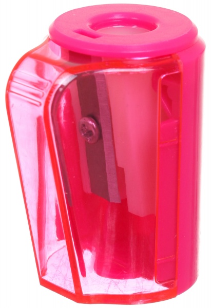 Чинка пластикова з контейнером рожева Nota Bene
