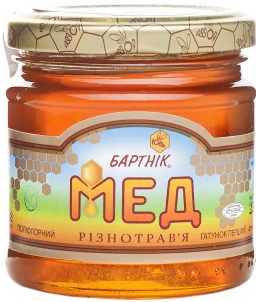 Мед Бартнік різнотрав'я 250 г