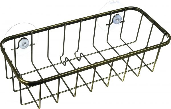 Полиця Lemax для дрібниць EBA-03743S BA на двох присосках для ванної кімнати 225х95х77 мм 