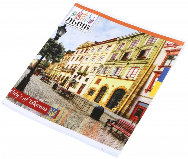 Тетрадь школьная уф-лак 48 листов в клеточку в ассортименте Мечты сбываются