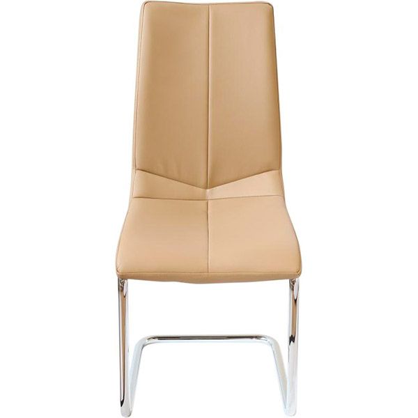 Стул обеденный Kite хром/капучино