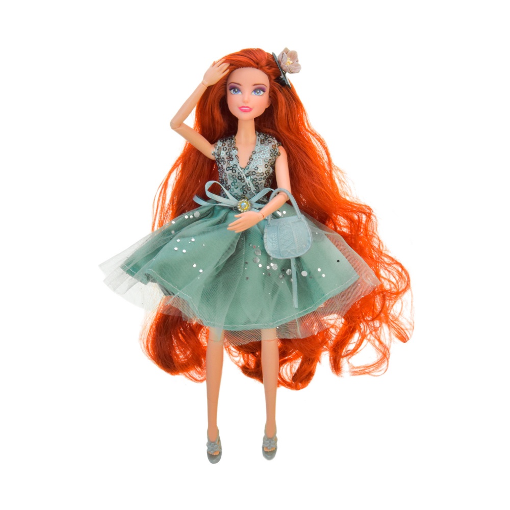 Кукла шарнирная Kids Hits Emily Romantic с велосипедом KH23/020