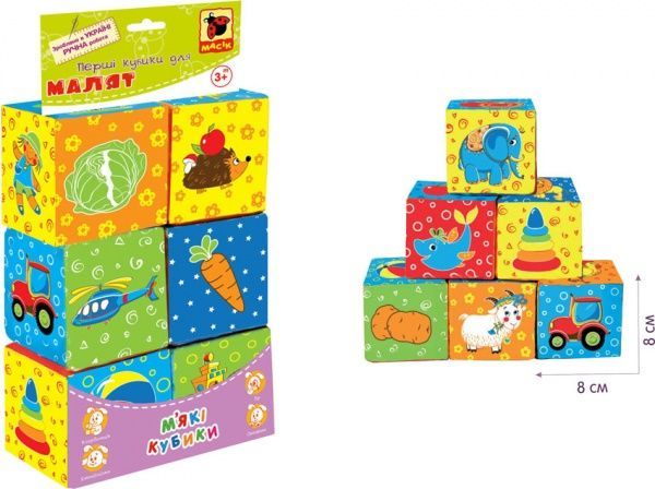 Кубики Macик Мой маленький мир МС 090601-01